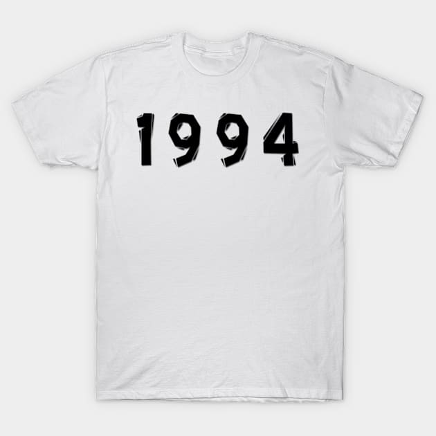 1994 year | simple black T-Shirt by Pavlushkaaa